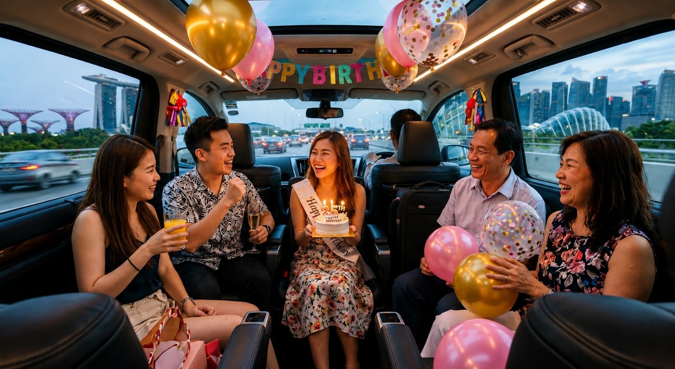 Maxi Cab for Birthday Party Transport | Maxi Cab Singapore