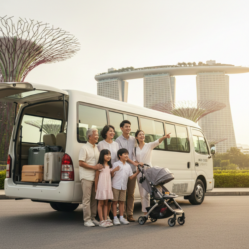 Exploring Singapore with Family: Why a Maxi Cab Hourly Booking is the Best Choice