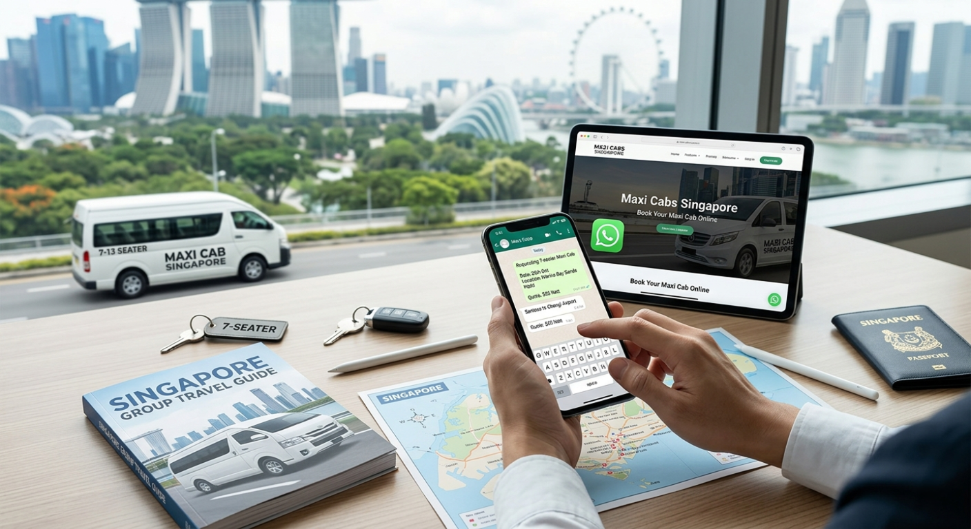 WhatsApp Maxi Cab Booking Singapore: Step-by-Step Guide